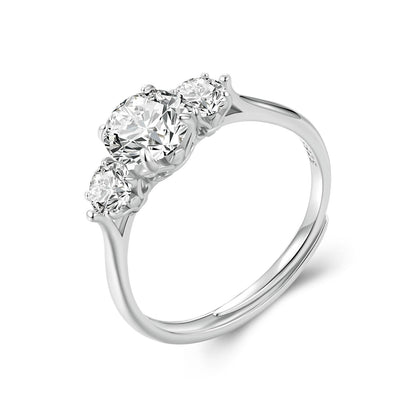 Romantic 1 Carat Moissanite Ring