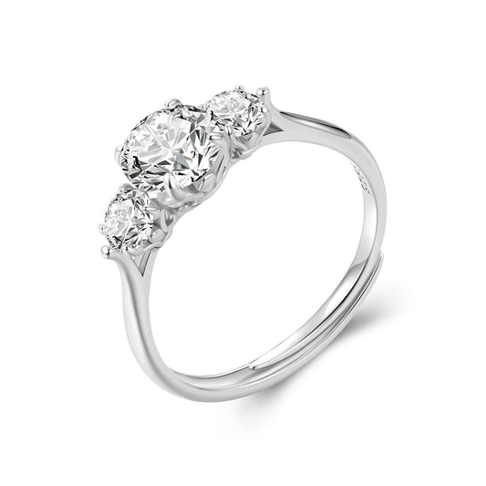 Romantic 1 Carat Moissanite Ring