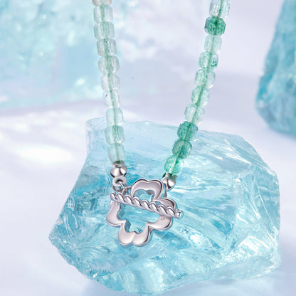 Strawberry Quartz Luck Necklace