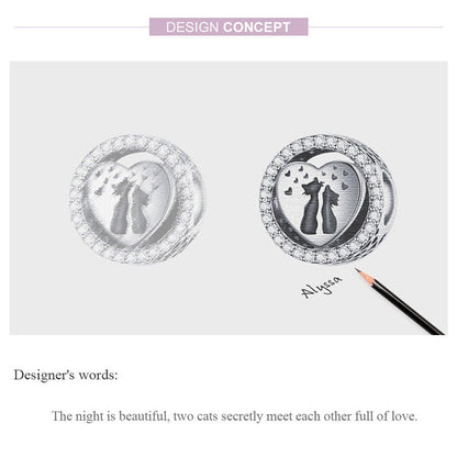 Cats in Love Charm