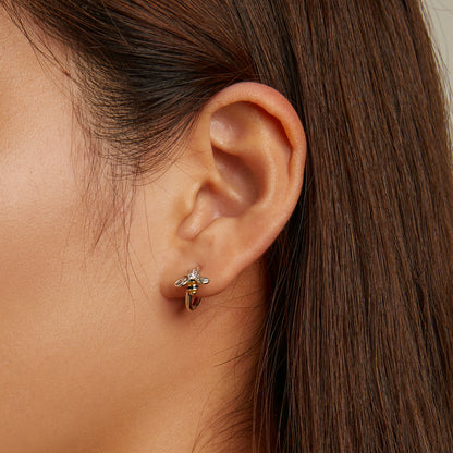 Mini Bee Stud Earrings