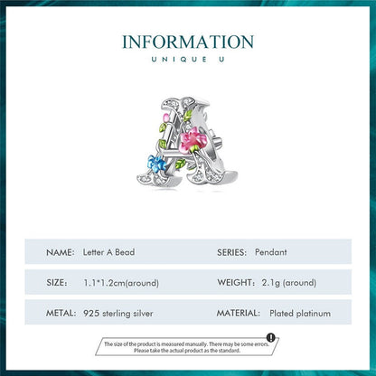 Letter A Bead Charm
