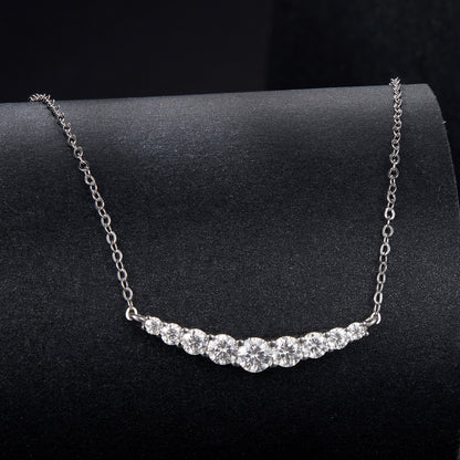 Smiling Face Moissanite Necklace