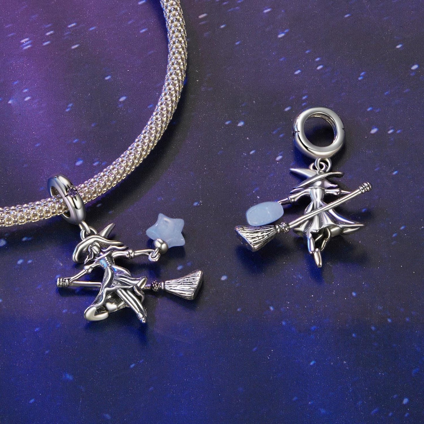 Luminous Elf Witch Pendant Charm