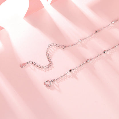 Jet Black Airplane Necklace