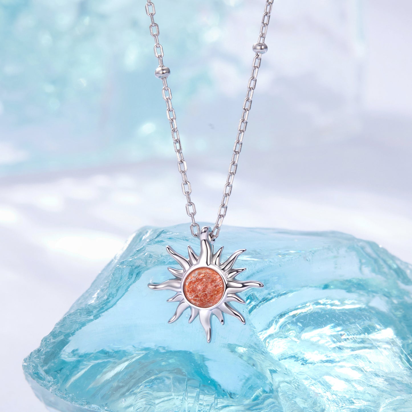 Radiant Sun Pendant Necklace