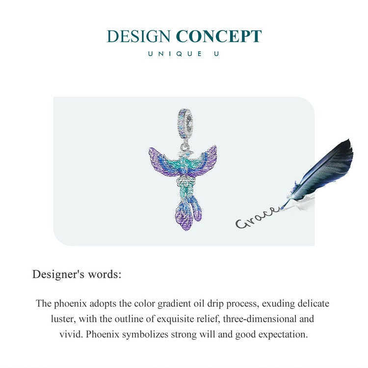 Phoenix Pendant Charm