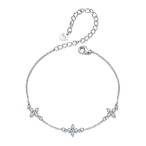 Clover Moissanite Bracelet