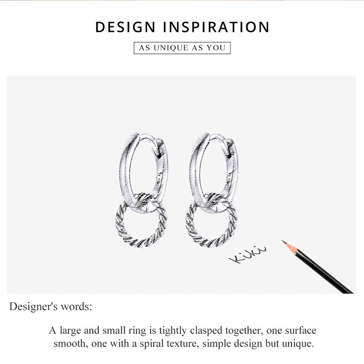 Double Hoop Clip Earrings