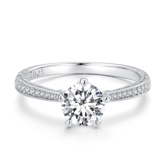 Eternal Heart Moissanite Ring