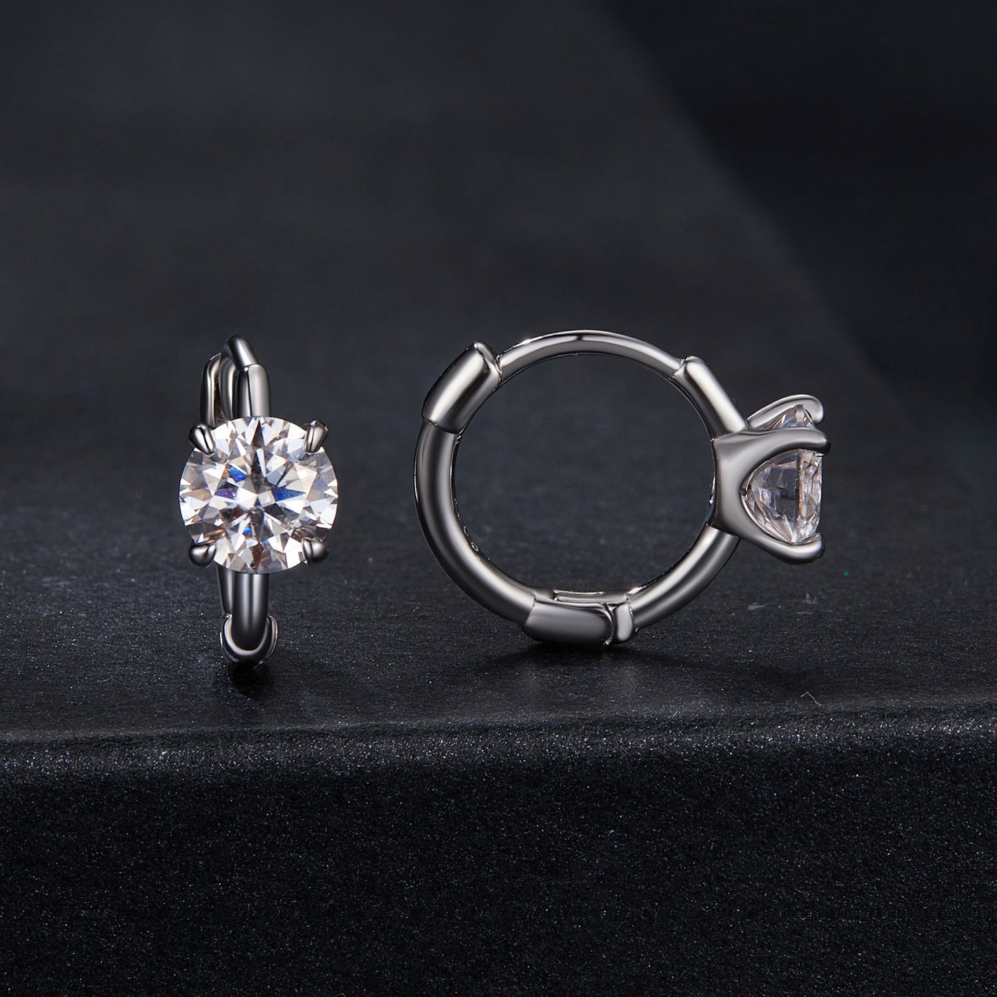 Sparkling Moissanite Ear Climbers
