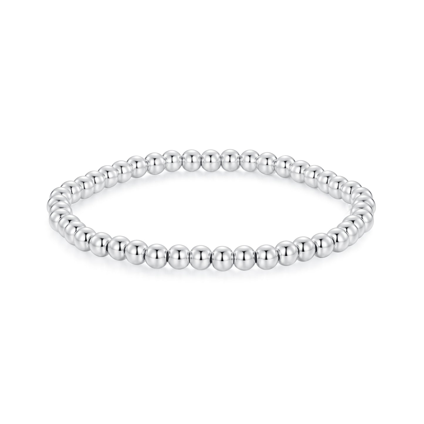 Silver Beaded Bracelet