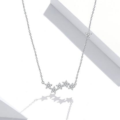 Dazzling Star Cluster Necklace