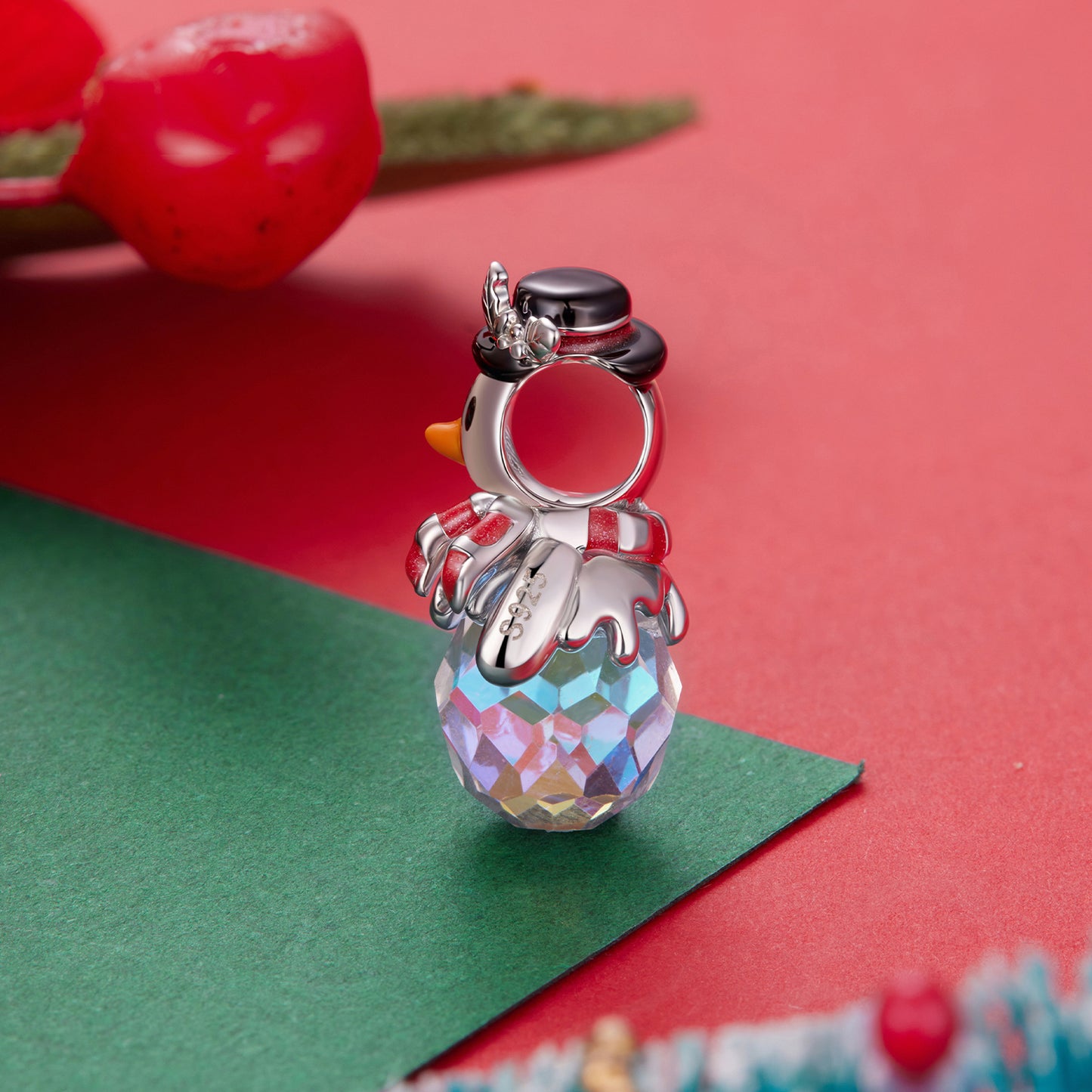 Christmas Snowman Beads Charm