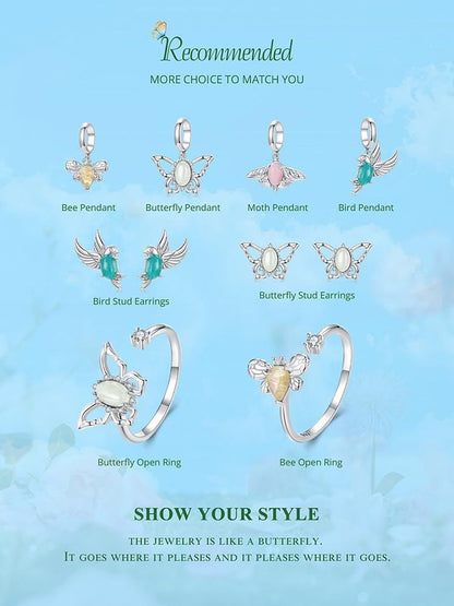 Moth Pendant Charm