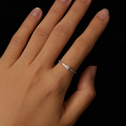 Starlight Moissanite Ring