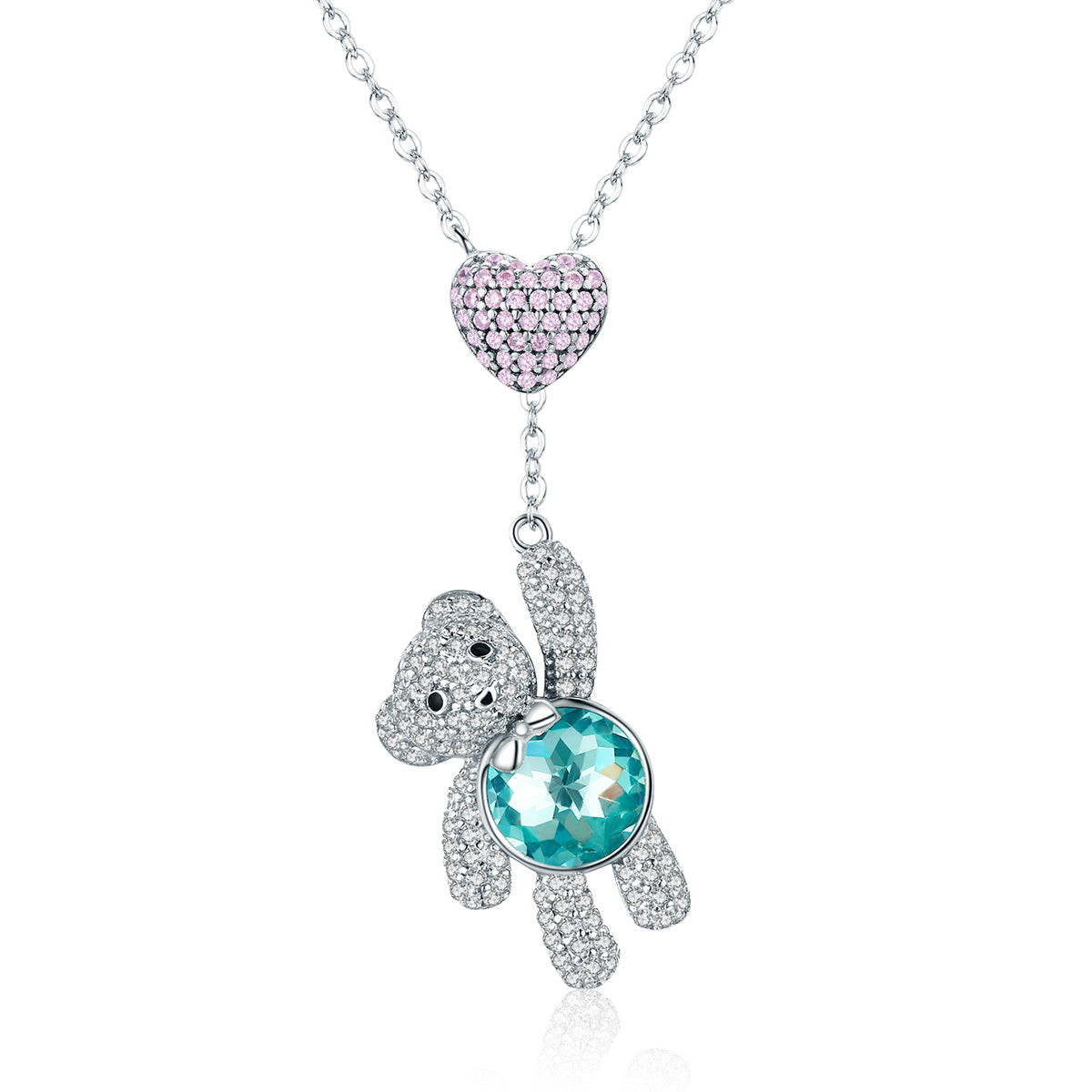 Sweet Bear Sterling Silver Necklace