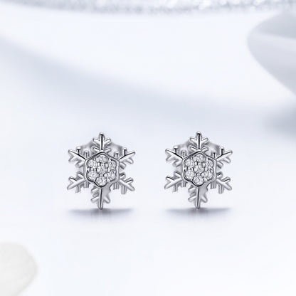 Elegant Snowflake Earrings