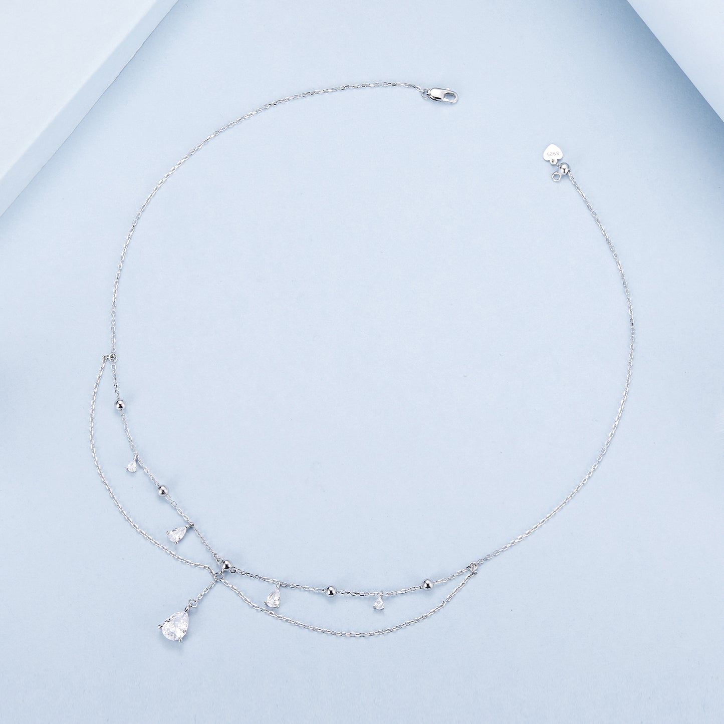 Teardrop Fringe Necklace