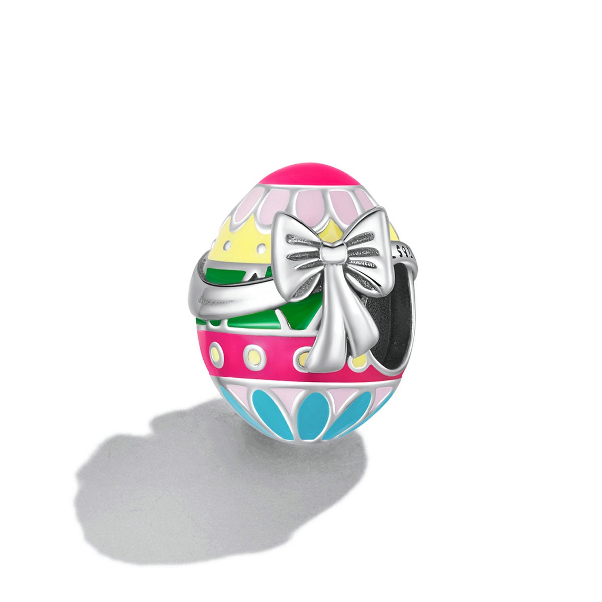 Easter Egg with Bow Pendant Chram