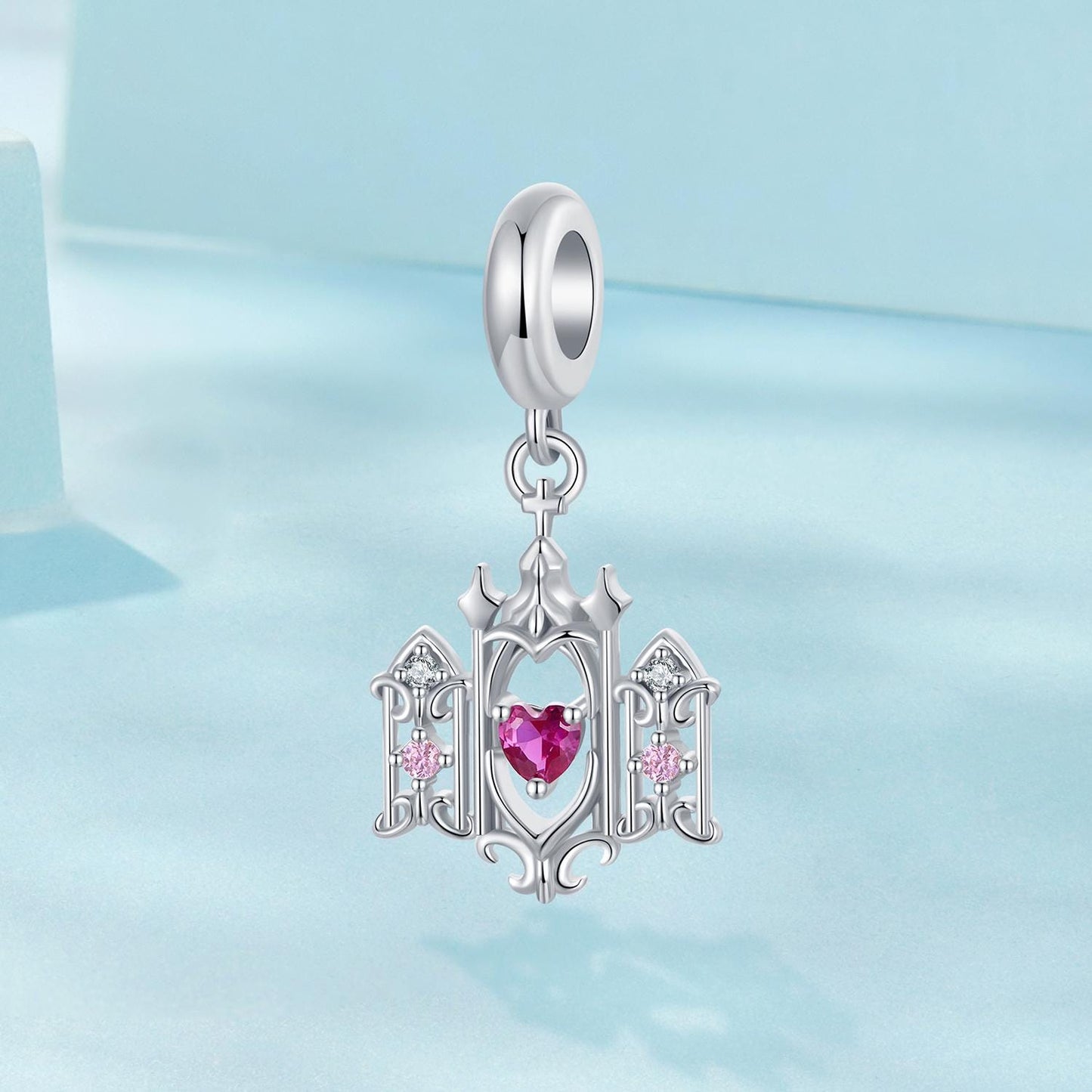 Hollowed Church Pendant Charm