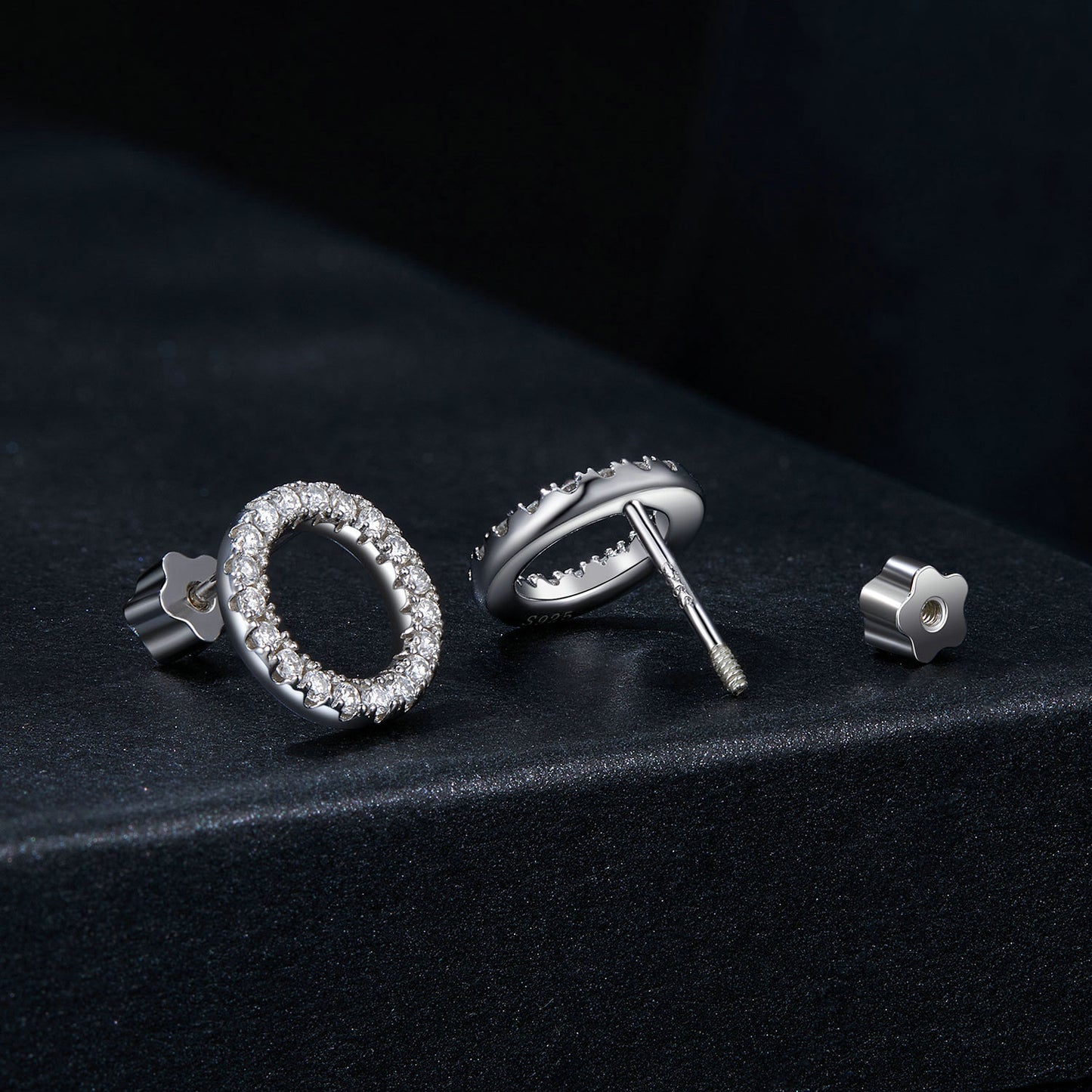Starry Night 0.013ct Moissanite Studs
