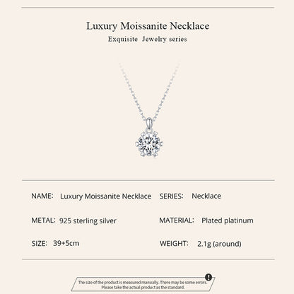 Luxurious Moissanite Necklace