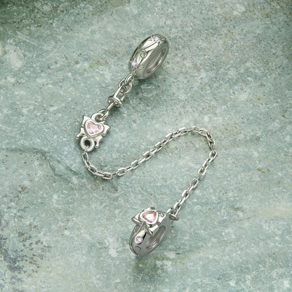 Spring Butterfly Silicone Safety Chain Charm