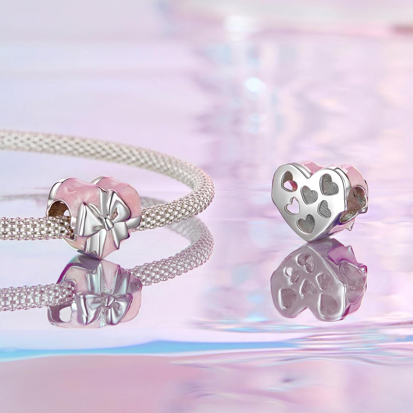 Heart Gift Box Charm