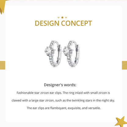 Celestial Clip Earrings