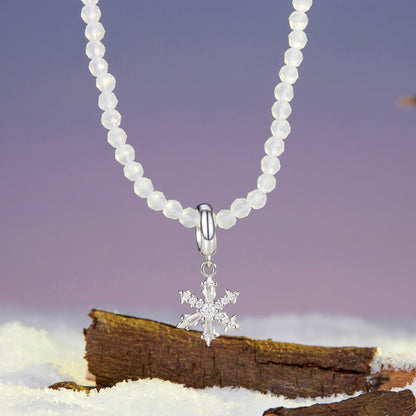 Frosted Crystal Necklace