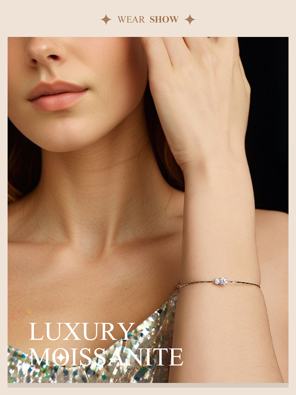 Starlight Moissanite Bangle