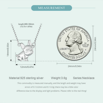 French Bulldog Charm Necklace