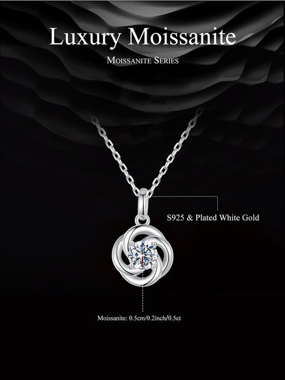 Clover Moissanite Necklace