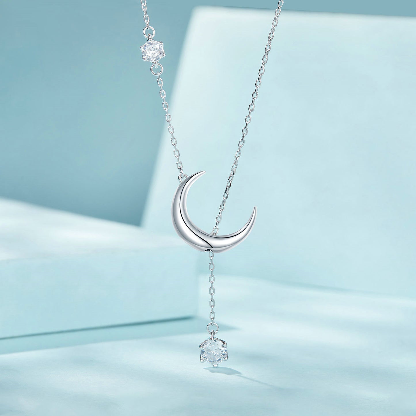 Moonlight Y-Chain Necklace