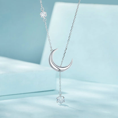 Moonlight Y-Chain Necklace