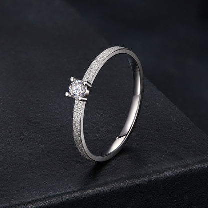 Starlight Moissanite Ring
