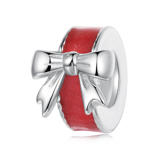 Bow-Shaped Silicone Spacer Beads Charm