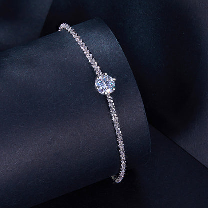 1ct Moissanite Bracelet