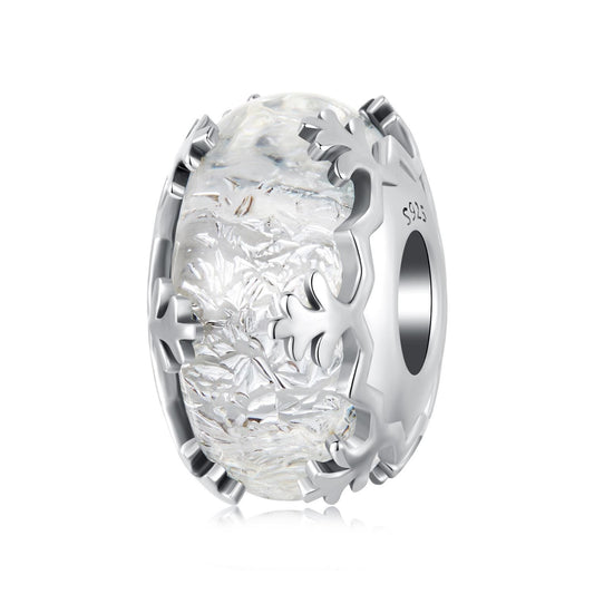 Ice Crystal Murano Beads Charm