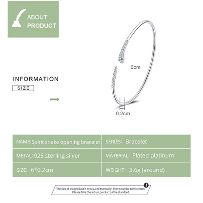 Adjustable Serpent Bangle