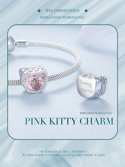 Pink Kitty Charm