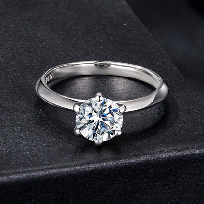 Moissanite Engagement Ring