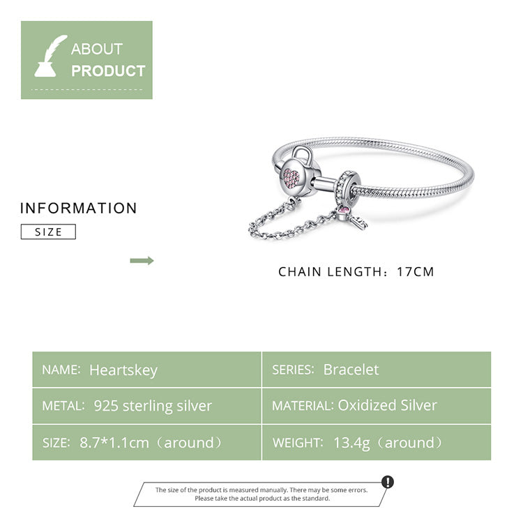 Heart Key Basic Bracelet