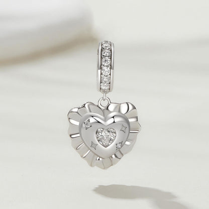Heart Pillow Pendant Charm