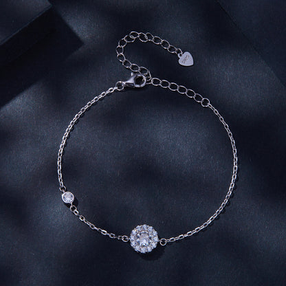0.ct Minimalist Moissanite Bracelet