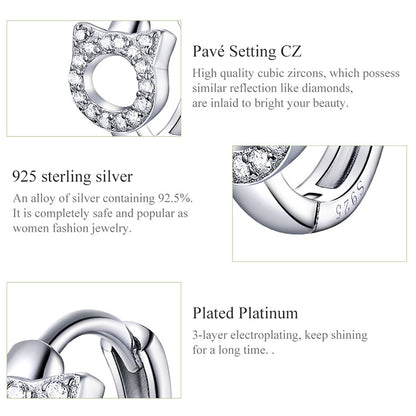 Compact Feline-Inspired Clip-On Earrings