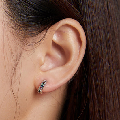 Curved Stud Earrings