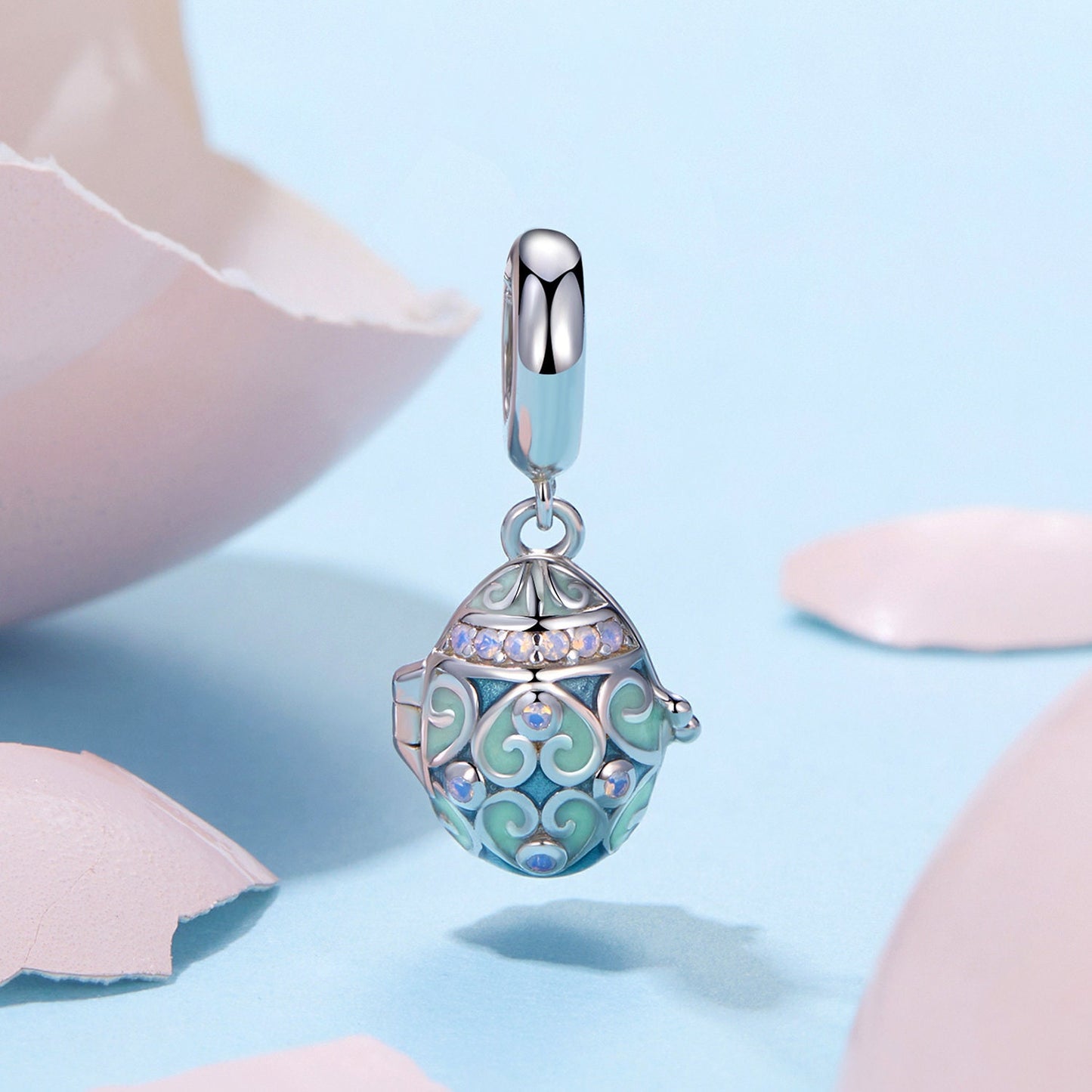 Lucky Egg Pendant Charm