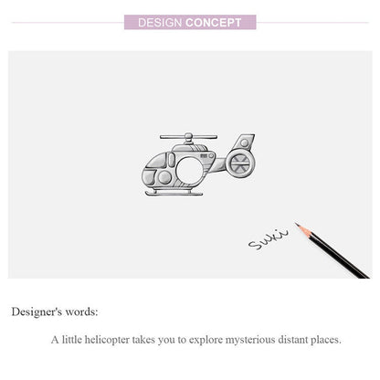 Helicopter Charm